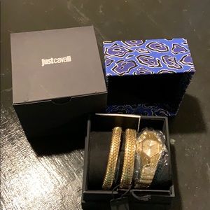 Just cavalli serpent watch NWT